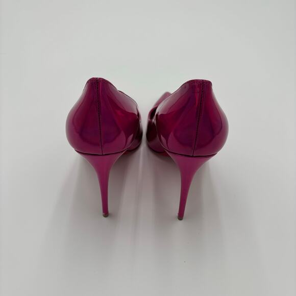 Christian Louboutin Kate 100 Pink Mirrored Leather High Heel Pumps Size EU 38 - Picture 5 of 14